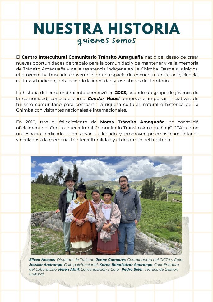 La Chimba Producción, Turismo y Cultura · página 4