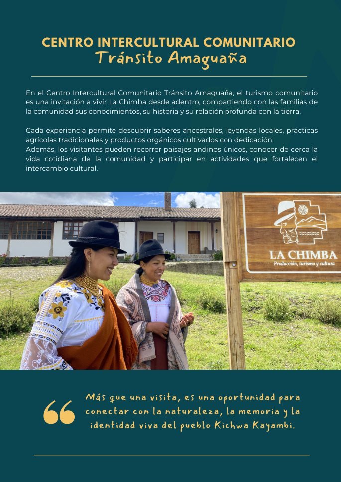 La Chimba Producción, Turismo y Cultura